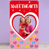 Valentine's Day Candy Heart Photo Prop Selfie Frame Valentine's Day