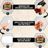 Movie Night Supplies Photo Booth Props Hollywood Photobooth Props