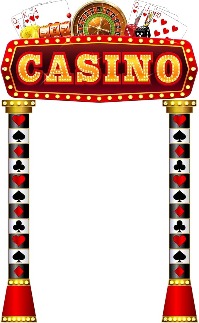 3 Pcs Casino Movie Night Porch Sign Banner Movie Casino Theme Party