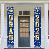 Graduation Decorations 2026 Blue and Gold Set, Congrats Grad Decor