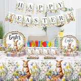Easter Party Supplies Happy Easter Party Tableware Set Happy Easter