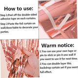 28pcs Rose Gold Birthday Balloons Party Decoration Set with Sequin