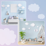 8 Pcs 3D Cloud Decoration Hanging for Ceiling Game Themed Party