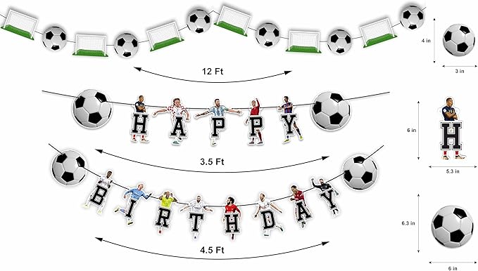 Soccer Football Theme Birthday Party Supplies Sports Inspired Party