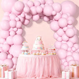 Amandir 153pcs Pink Balloons Arch Garland Kit, Different Sizes 18 12