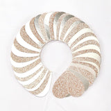 Champagne-Silver Disco Boho Party-Decoration Heart Garland - 52ft