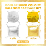 Gold Square Foil Balloons Wall Tunnel Backdrop Double Sided Metallic