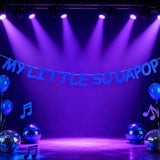 “MY LITTLE SODA POP” Pre-Strung Demon Movie Party Banner, Coquette