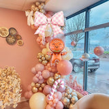 Christmas Balloon Arch Kit 120 PC Pink and Gold Balloon Arch