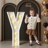 Mixifox Marquee Letters 3 Feet Tall, 3FT Large Light up Letters Y, Big