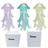 Rossesay 3 Pcs Jellyfish Lamp Colorful Jelly Fish Light Hanging