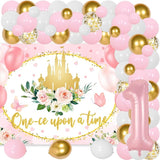 Princess Theme Royal Castle Floral Princess One Ce Upon A Time