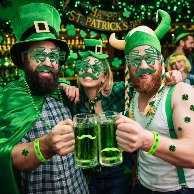 Max Fun 188Pcs St Patricks Day Accessories Party Favors Set Saint
