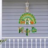 St Patricks Day Decorations Front Door Hanger Decor 5pcs Green Saint