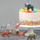 18 Pcs Jungle Animal Birthday Party Decorations Mini Birthday Hat