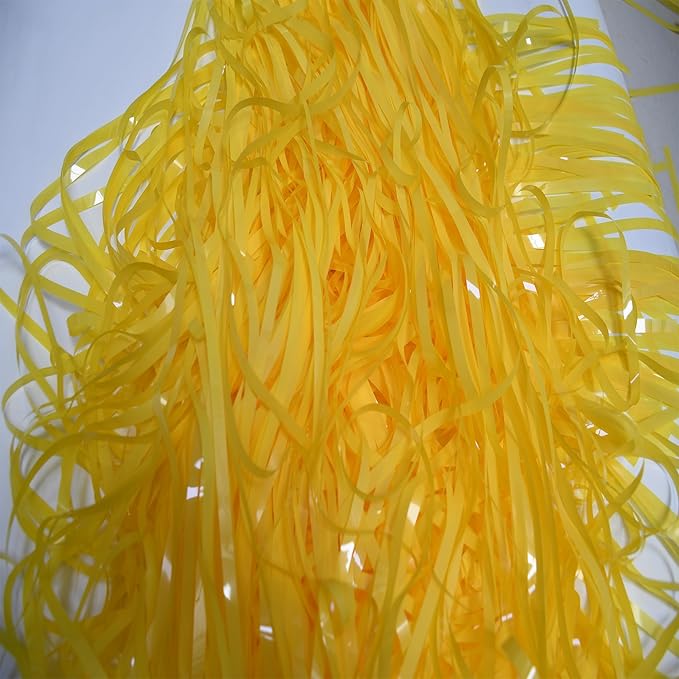 BRAVESHINE Fringe Curtain Backdrop - 2 Pack Pastel Yellow Photo