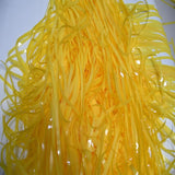 BRAVESHINE Fringe Curtain Backdrop - 2 Pack Pastel Yellow Photo