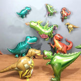 Dinosaur Foil Balloons Set 12 50 in 7 Pieces Large Dinosaur Aluminum