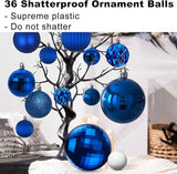 Royal Blue Christmas Ornaments - Christmas Tree Decorations