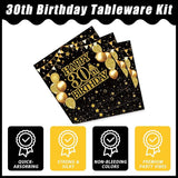 96Pcs 30th Birthday Party Tableware Set Back in 1996 Birthday Party