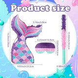Mermaid Tail Pinata Glitter with Stick Blindfold Mermaid Birthday