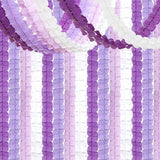 Purple White Lavender Party-Decorations Streamers-Garland - 12pcs