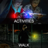 KIRALUMI 8 PCS LED Glow Bracelets, Light Up Bracelets for Kids Adults