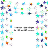Patelai Glitter Star Garland Banner 2026 Graduation Decor 130 Feet #22