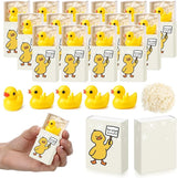 Yookeer 20 Sets Funny Resin Duck Gag Gift Bulk Yellow Resin Finger
