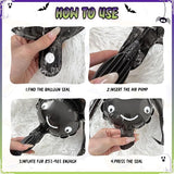 120 Pcs Halloween Balloon Arch Garland Purple and Black Balloon Arch