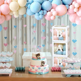 Gender Reveal Decorations Party Set 176pcs Pink and Blue Balloons