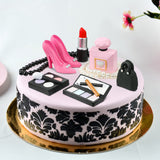 Chunful 9 Pcs Makeup Cake Topper Makeup Birthday Party Decorations 3D