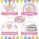 Unicorn Birthday Decorations for Girls 170 Pcs Unicorn Party
