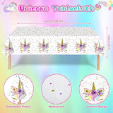 Unicorn Birthday Decorations Party Supplies for Girls Purple Unicorn