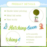 Dinosaur Baby Shower Decorations No DIY Hatching Soon Banners Baby