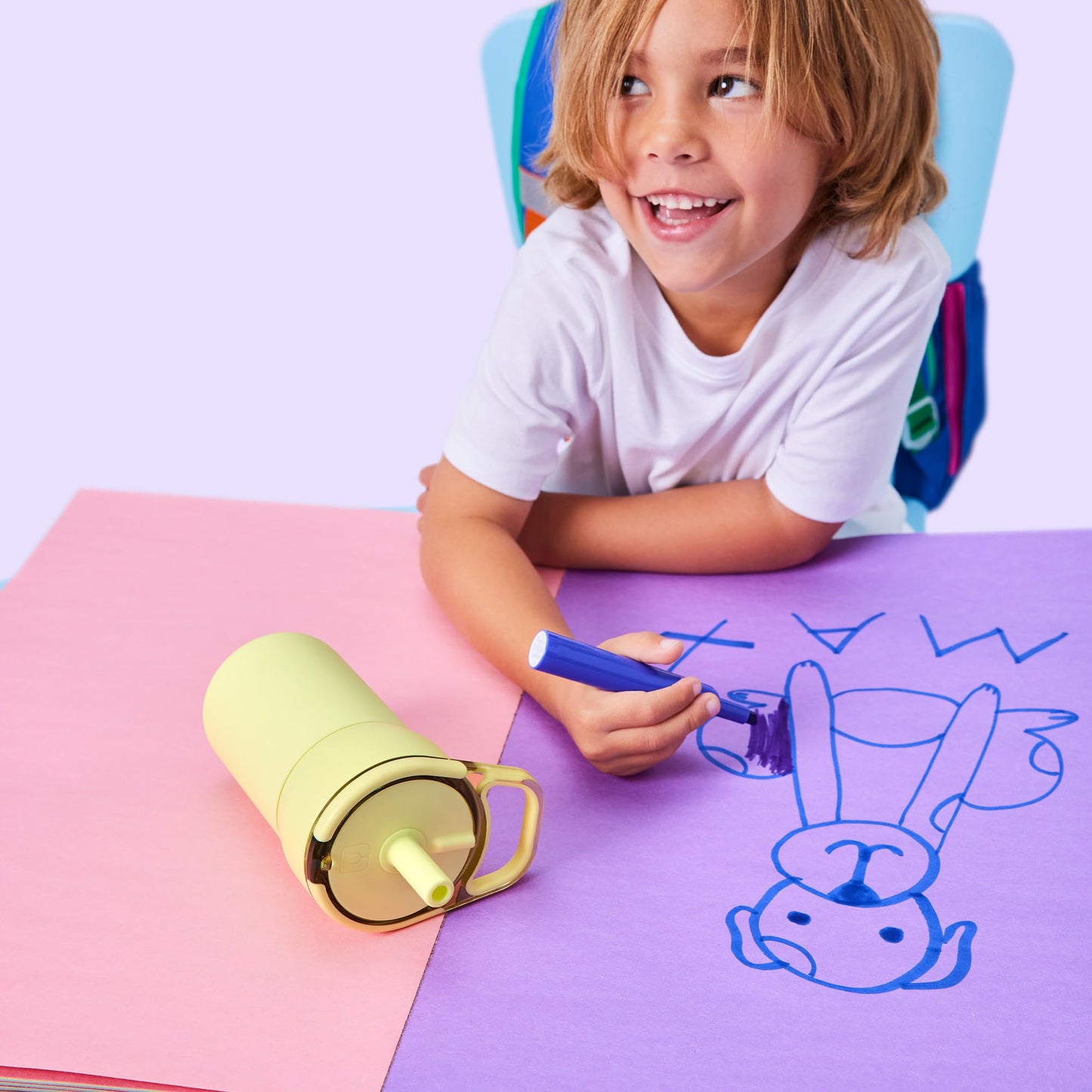 BrüMate Leap 12oz 100% Leakproof Kids Tumbler with Handle and Silicone
