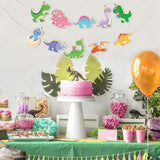 Hooqict Dinosaur Birthday Party Banner Dinosaur Birthday Party