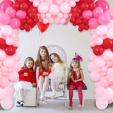 150Pcs Valentine's Day Balloon Garland Arch Kit Pink Red Rose Red