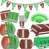 Football Party Supplies tableware Set serve 20 Guestes Football Game