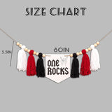 One Rocks High Chair Banner Rock And Roll 1st Birthday Party