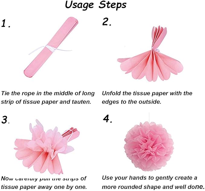It's A Girl Baby Shower Decorations Pink & Gold Banner Lanterns