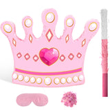 Threan Princess Piñata Fairy Party Decorations Pink Ballet Piñata