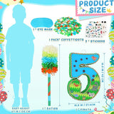 Number 5 Pinata for Birthday Party Decorations Jungle Dinosaur