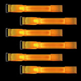 M.best 8pcs LED Light Up Bracelets Glow Flashing Wristbands Glow in