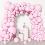 Amandir 153pcs Pink Balloons Arch Garland Kit, Different Sizes 18 12