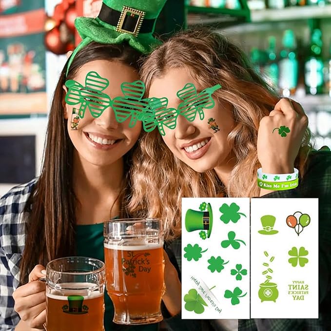 114pcs st patricks day accessories set Festival Theme glasses