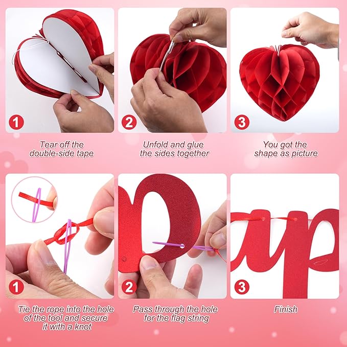 FunnyPars Galentines Day Decorations for Party Happy Galentine's Day