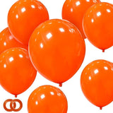 Orange Balloons 100 Pack 12 inch Thicken Latex Halloween Balloons
