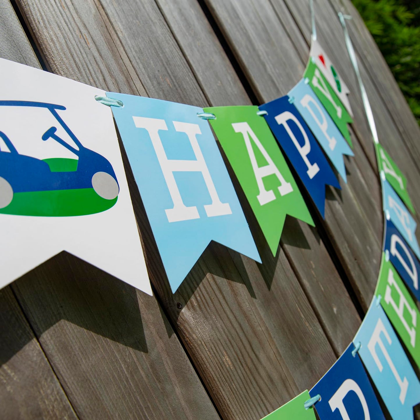 Golf Happy Birthday Banner - Happy Birthday Decorations, Golf Themed