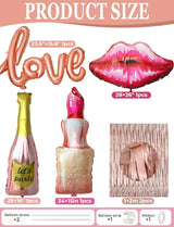 Rose Gold Happy Birthday Decorations for Women and Girls – Rose Gold